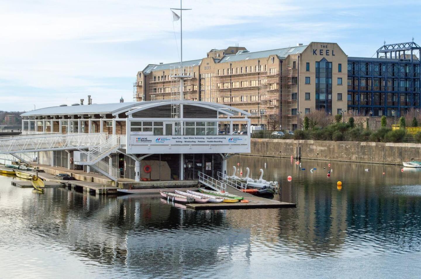 Stunning Mersey View Flat W Parking In Λίβερπουλ Εξωτερικό φωτογραφία
