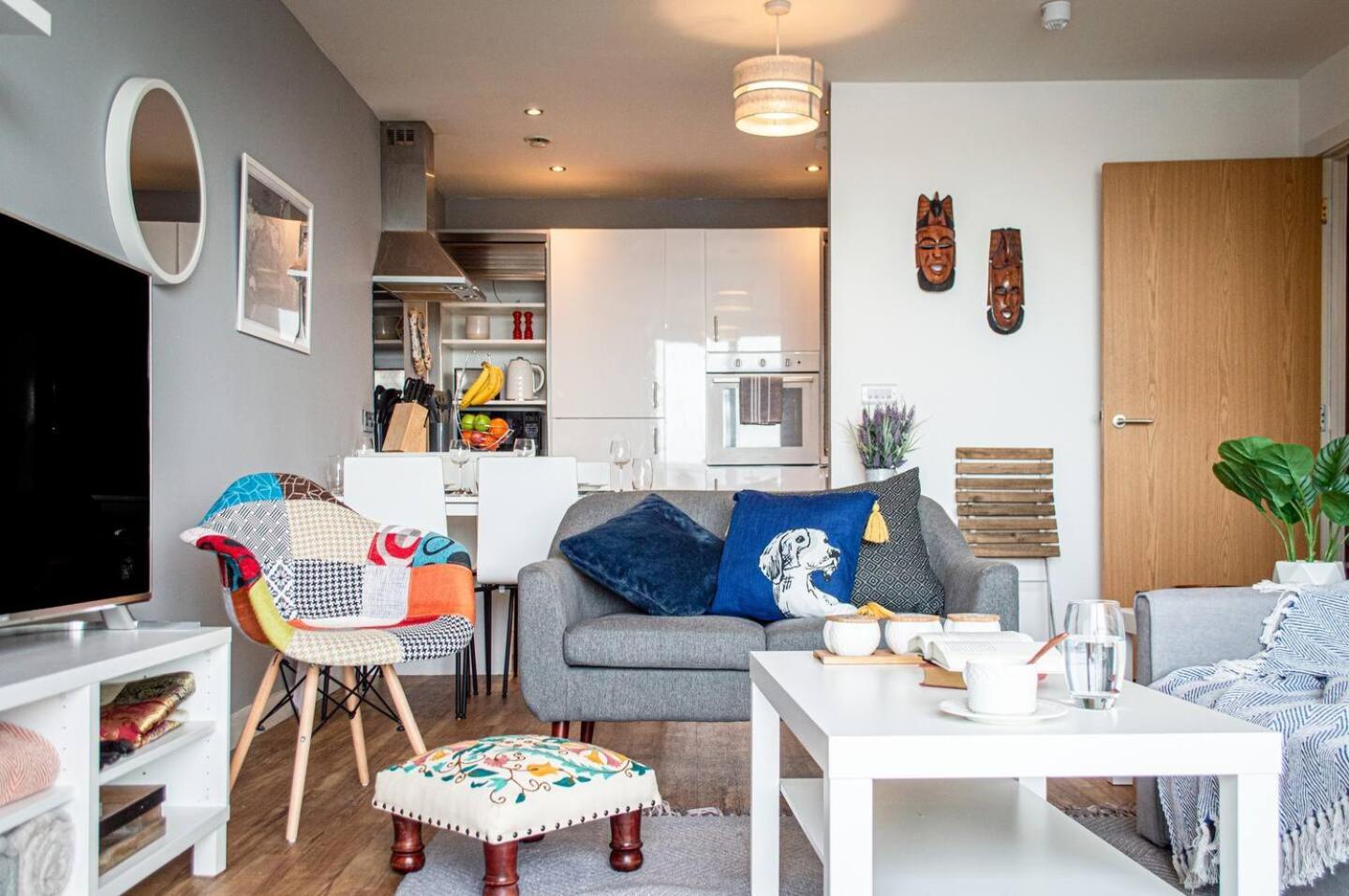 Stunning Mersey View Flat W Parking In Λίβερπουλ Εξωτερικό φωτογραφία